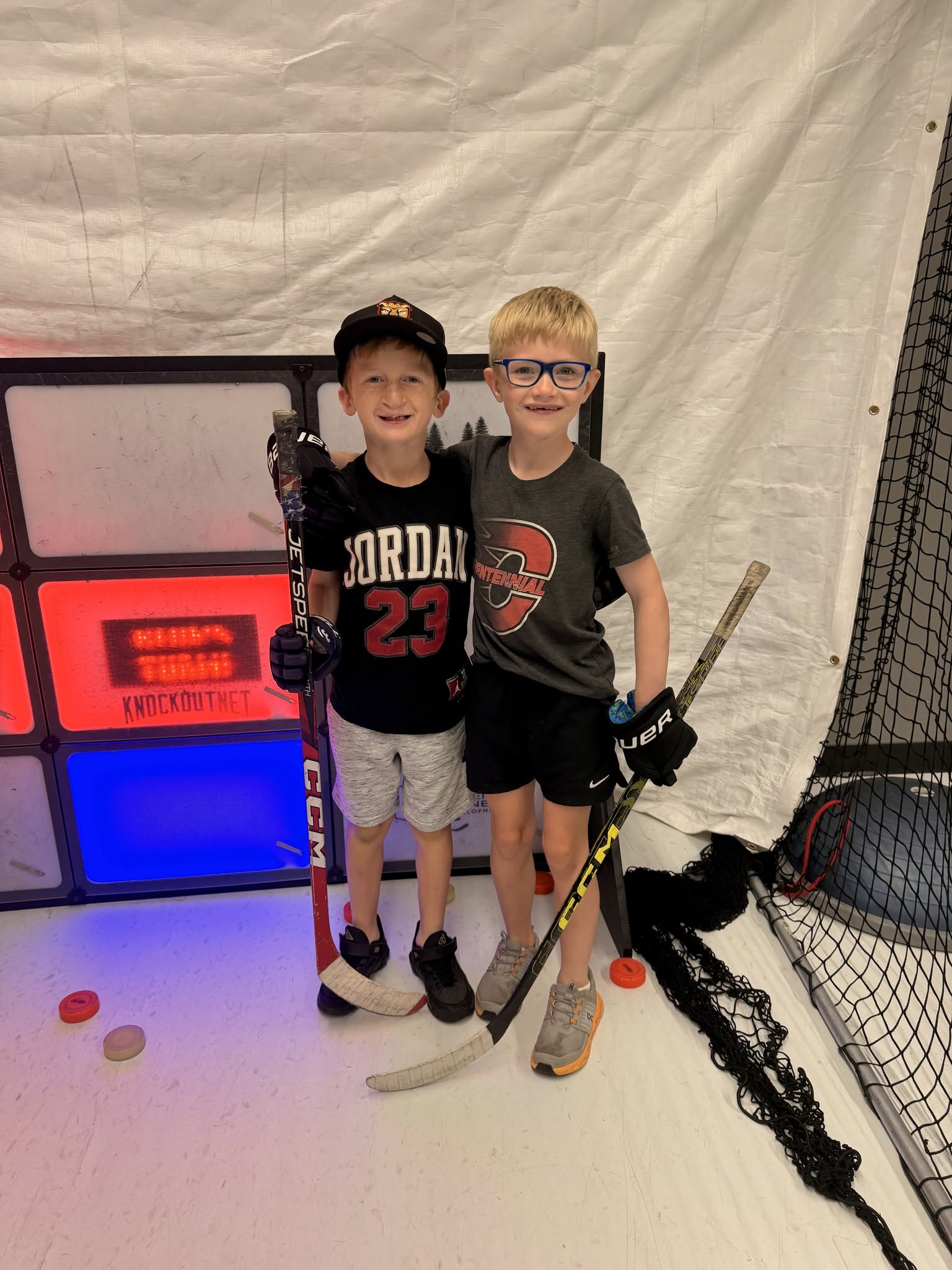 BTP athletes training on the ice