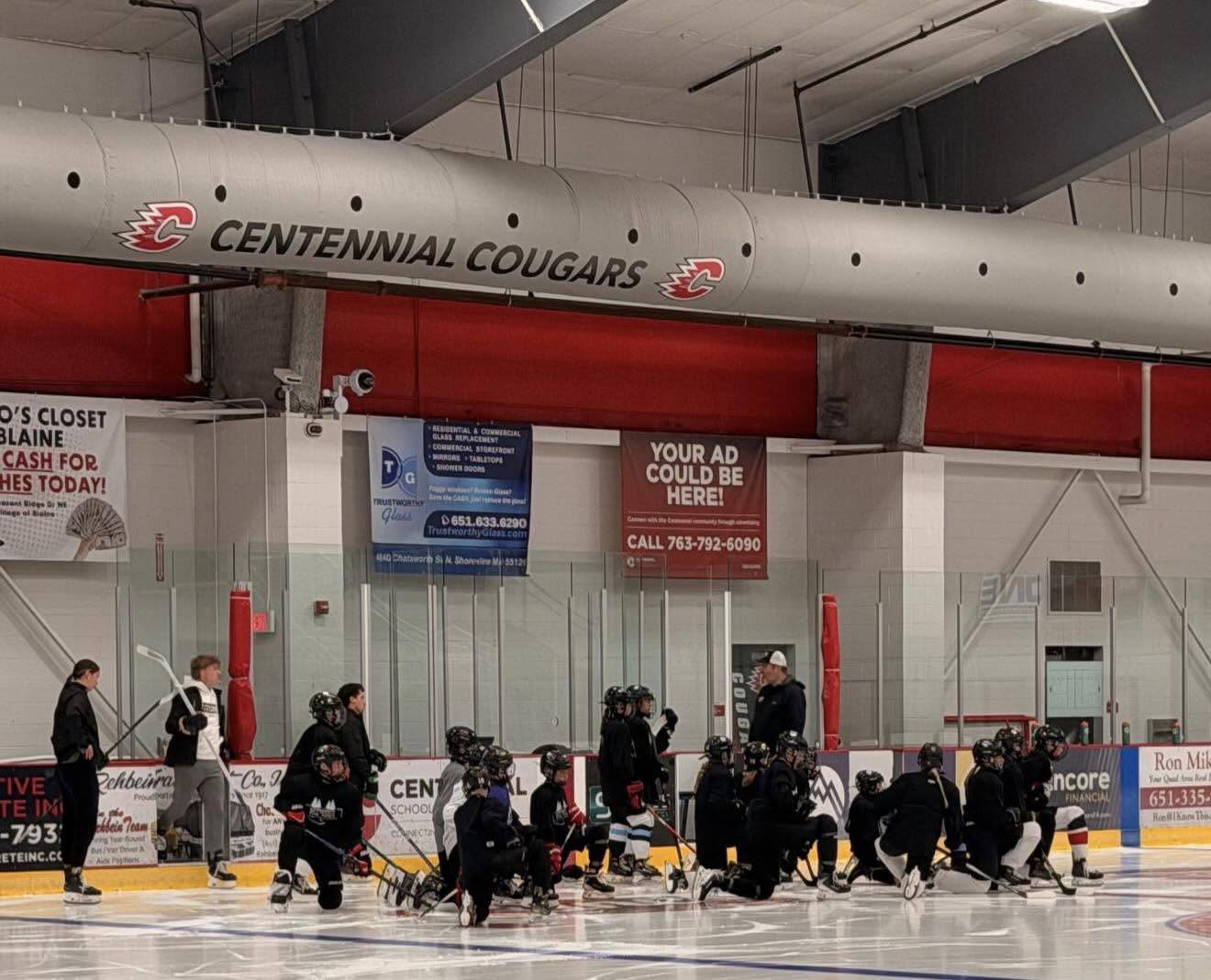 Fall Boost Camp on-ice session
